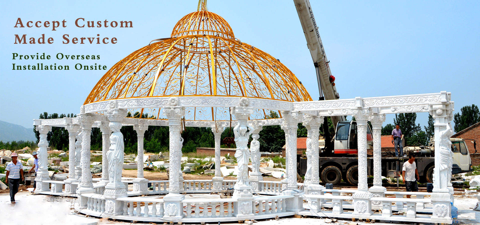 stone pavilion for sale